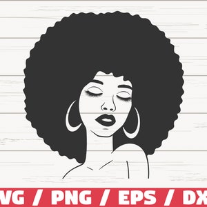 Black Woman SVG / Afro Lady SVG / Cut File / Cricut / Black Girl Magic SVG / Instant Download