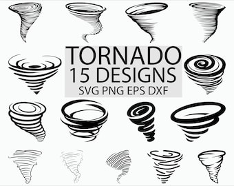 Tornado svg/ hurricane svg/ typhoon svg/ storm svg/ clipart/ decal/ stencil/ silhouette/ eps/ png/ dxf/ vinyl/ cut file/ iron on