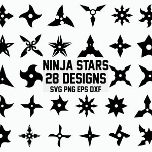 Ninja Star SVG/gooien ster SVG/Ninja SVG/gesneden bestanden/Cricut/clipart/silhouet/vector