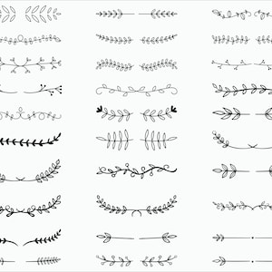 Text Dividers / Cricut files/ Sihlouette files/ Vector files/ Printable/ Cuttable/ Digital item