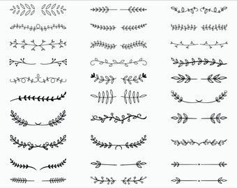Text Dividers / Cricut files/ Sihlouette files/ Vector files/ Printable/ Cuttable/ Digital item