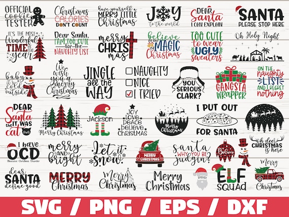 Download Christmas Svg Bundle Funny Christmas Svg Cut File Cricut Etsy