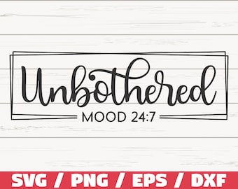 Ongestoorde stemming SVG/melanine SVG/cut-bestand/Cricut/zwarte vrouw SVG/Instant Download