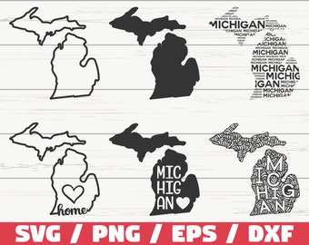 Michigan State SVG / Cut File / Cricut / Clip art / Commercial use / Silhouette / Michigan SVG / Michigan  Home Svg / MI Svg