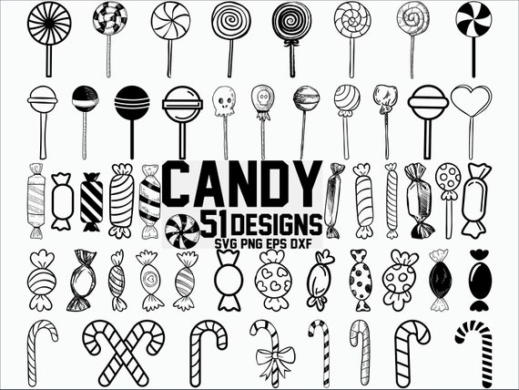 Candy SVG/ sweet svg/ sweet treats svg/ candy floss svg/ | Etsy