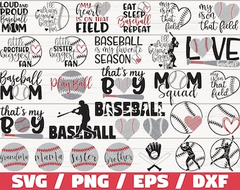 Baseball bundle SVG / Baseball Mom SVG / Baseball Fan SVG / Baseball Shirt / Baseball Love Svg / Cut Files / Cricut / Commercial use