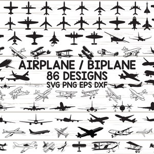 Flugzeug SVG/ Doppeldecker SVG/ Kriegsflugzeug SVG/Militärflugzeug/ Flugzeug Clipart/ Doppeldecker/ Flugzeug/ Silhouette/ SVG-Dateien für Cricut/ Silhouette