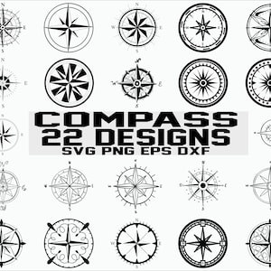 Compass svg/ nautical compass svg/ wine direction/ direction svg/ navigate svg/ clipart/ stencil/ silhouette/ cut file/ print file/ iron on