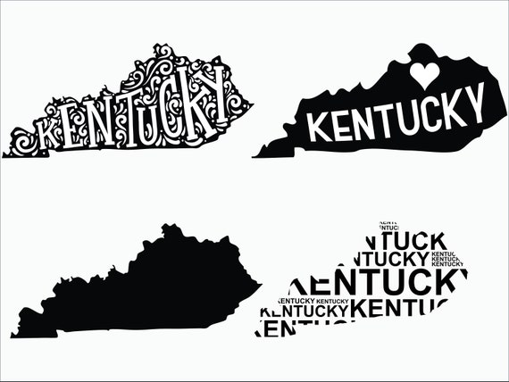 Download Kentucky 4 Designs Svg Dxf Png Eps Cricut Explore Etsy