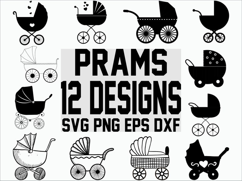 Download Art Collectibles Clip Art Pram Svg Baby Shower Svg Stroller Svg Baby Svg Pram Svg Motherhood Svg Clipart Cut File Cuttable File Iron On Stencil File Decal