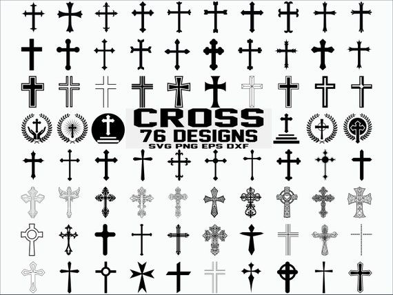 Buy Christian Cross Religious Symbol Silhouette Instant Digital File SVG  Cut File JPG Printable PNG Transparent Online in India 