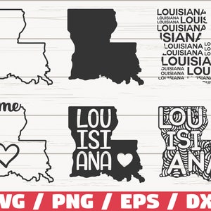 Louisiana State SVG / Cut File / Cricut / Clip art / Commercial use / Silhouette / Louisiana  SVG / Louisiana  Home Svg / LA Svg