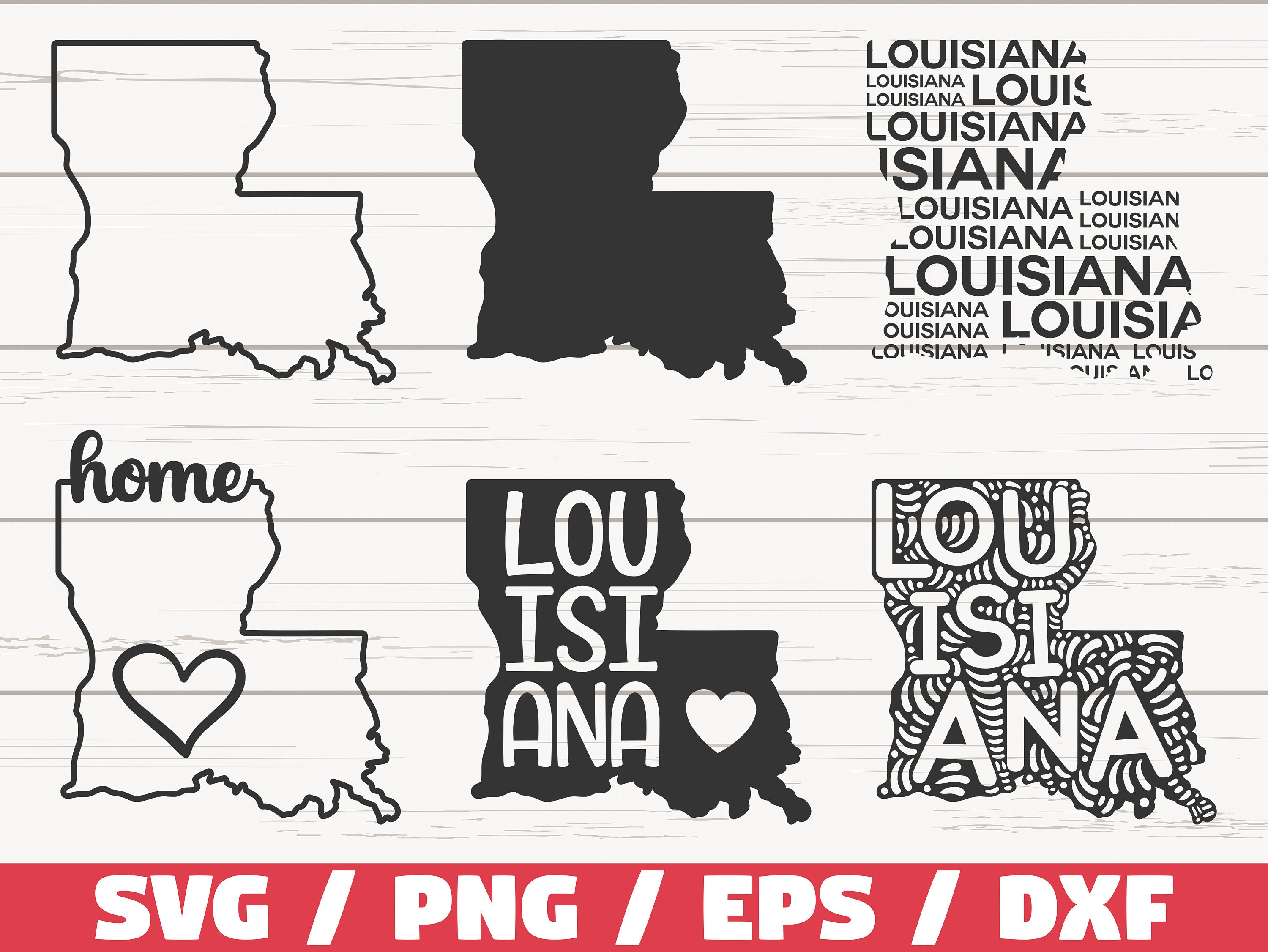 Louisiana American Flag Vintage SVG PNG Cutting Printable Files –  creativeusarts