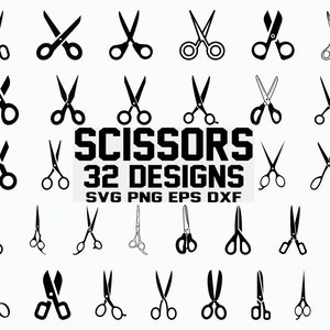 Scissors SVG/ Clipart/ Cut Files for Cricut/ Silhouette/ printable/ Vector/ Dxf/ Png/ Eps