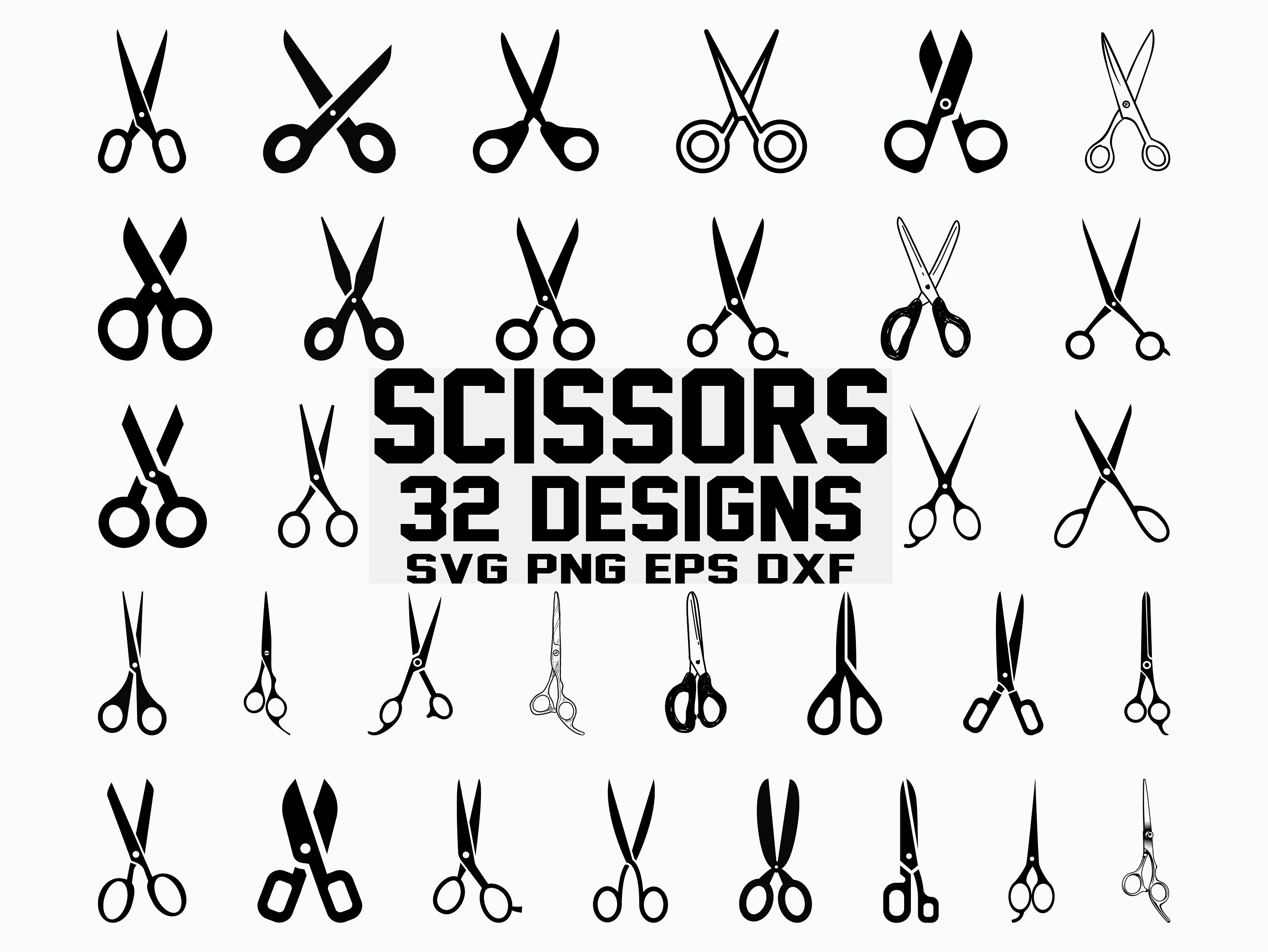 Tijeras SVG/ Clipart/ Cortar archivos para Cricut/ Silueta/ imprimible/  Vector/ Dxf/ Png/ Eps - Etsy México, image size:3000x2253
