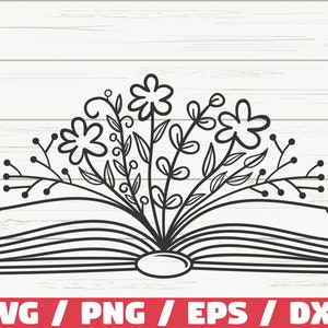 Reading SVG Bundle / Cut Files / Commercial use / Cricut / Clip art / Reading Books SVG / Printable / Vector / Book Lover SVG image 7