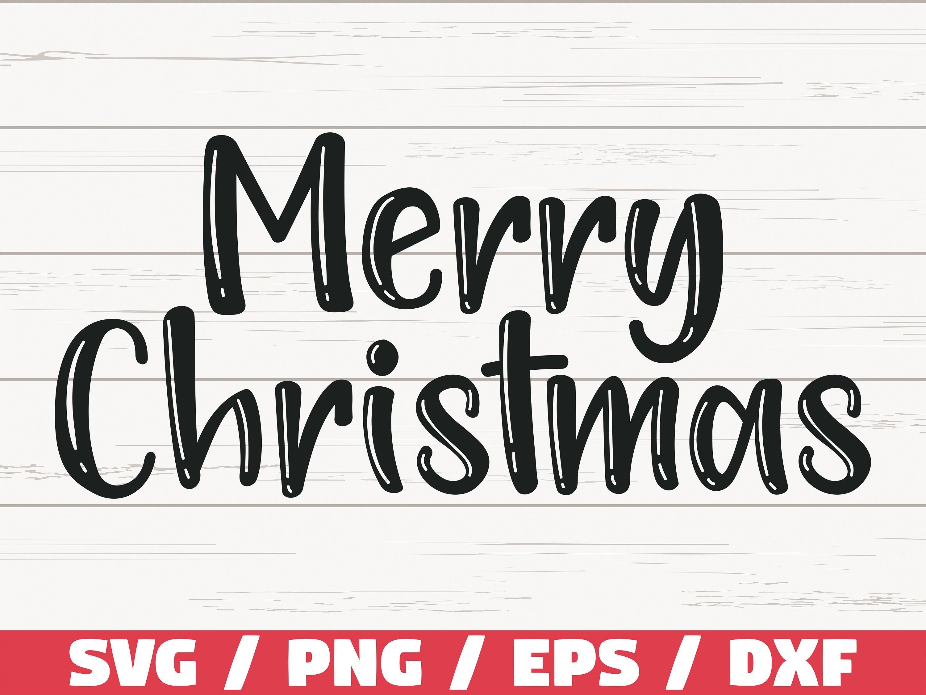 Merry Christmas SVG / Cut File / Cricut / Commercial Use / Silhouette ...