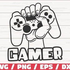Gamer SVG / Game Controller SVG / Videospiele SVG / Cut File / Cricut / Kommerzielle Nutzung / Silhouette