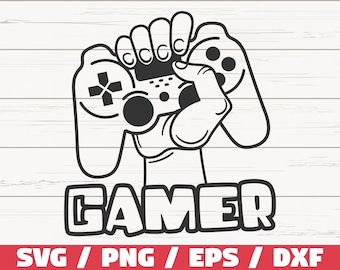 Gamer SVG / Game Controller SVG / Video Games SVG / Cut File / Cricut / Commercial use / Silhouette