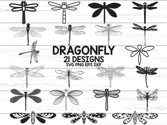 Download Dragonfly Svg Dragonfly Clipart Insect Svg Dragonfly Etsy