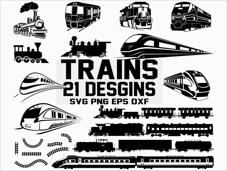 Download Train Svg Flights Train Svg Transportation Svg Decal Stencil Vinyl Cut File Cricut Clipart Cuttable File Iron On Silhouette Clip Art Art Collectibles Vadel Com