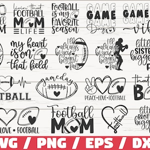 Fußball SVG Bundle / Fußball SVG / Cut File / Cricut / Clip Art / Kommerzielle Nutzung / Fußball Mama SVG / Fußball Sprüche Zitate