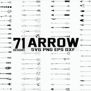 Arrows svg file/ hand drawn arrow svg/ Tribal arrows svg/ Boho arrow clipart/ decorative arrows svg/ Arrows cut file/ Arrow cricut/ clipart