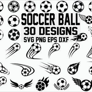 Soccer Ball SVG/ Soccer Ball Clipart/ Cut Files/ Silhouette/ Files for Cricut/ Vector