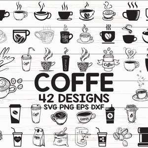 Coffee svg/ coffee cup svg/ coffee image/ decal/ stencil/ vinyl/ cut file/ iron on/ silhouette/ circut file/ cuttable file/ printable fil