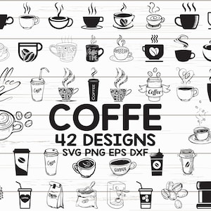 Coffee svg/ coffee cup svg/ coffee image/ decal/ stencil/ vinyl/ cut file/ iron on/ silhouette/ circut file/ cuttable file/ printable fil