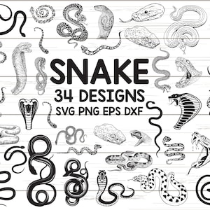 Slang SVG/slang hoofd SVG/Cobra SVG/gesneden bestanden/silhouet/clipart/sticker/stencil