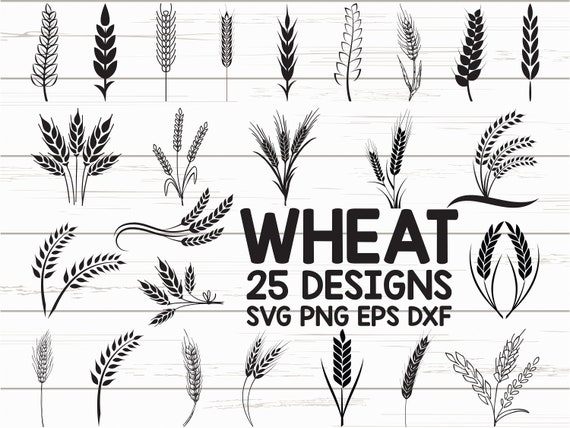Download Wheat Svg Grain Svg Wheat Clipart Cut Files Cricut Etsy