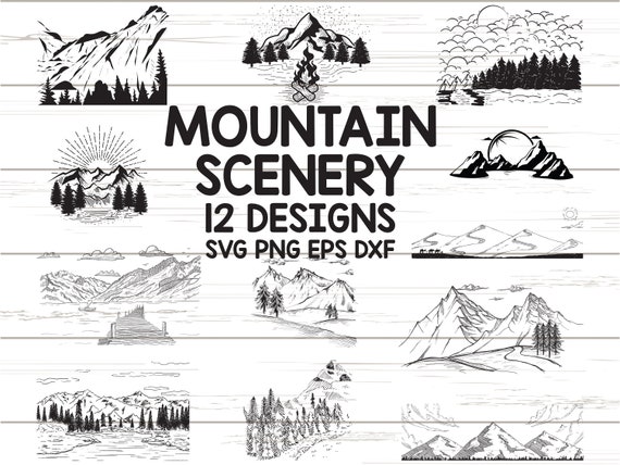 Free Free Mountain Svg Etsy 600 SVG PNG EPS DXF File