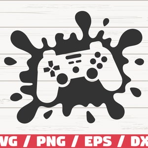 ゲーム コントローラー SVG / ゲーマー SVG / ビデオ ゲーム コントローラー SVG / カット ファイル / Cricut / 商用利用 / シルエット