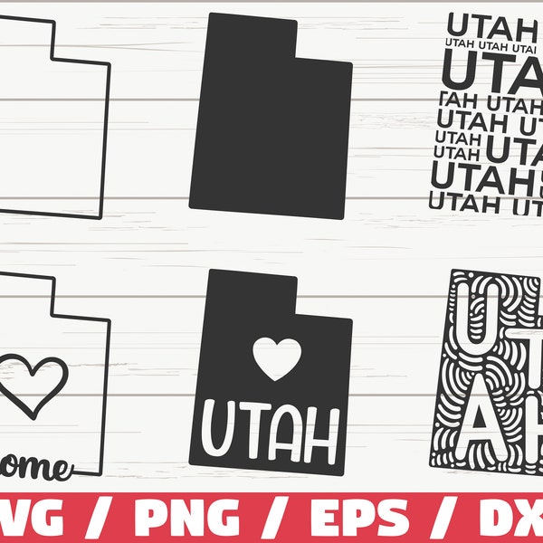 Utah State SVG / Cut File / Cricut / Clip art / Commercial use / Silhouette / Utah SVG / Utah Home Svg / Utah Outline / UT Svg