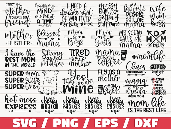 Download Mom Life Svg Bundle Mother S Day Svg Cut File Cricut Etsy