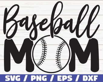 Baseball Mom SVG / Baseball Svg / Love baseball Svg / Cricut / Cut Files / Clipart / Baseball shirt / Vector