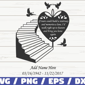 愛を込めて SVG / メモリアルデー SVG / カットファイル / Cricut / 商用利用 / 即時ダウンロード / シルエット
