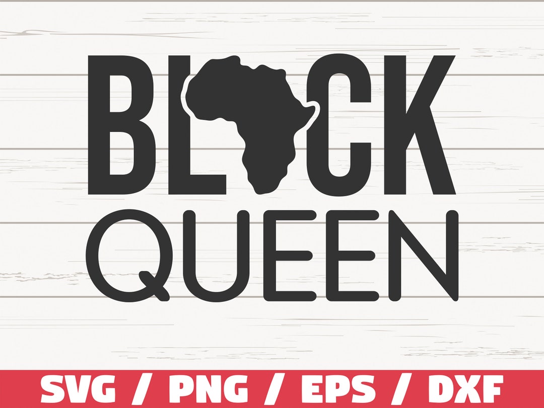 Black Queen SVG / Black Woman SVG / Cut File / Cricut / Afro Queen SVG ...