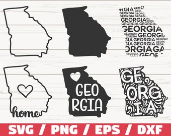 Georgia State SVG / Cut File / Cricut / Clip art / Commercial use / Silhouette / Georgia SVG / Georgia Home Svg / Georgia Outline / GA Svg