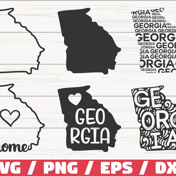 Georgia State SVG / Cut File / Cricut / Clip art / Commercial use / Silhouette / Georgia SVG / Georgia Home Svg / Georgia Outline / GA Svg