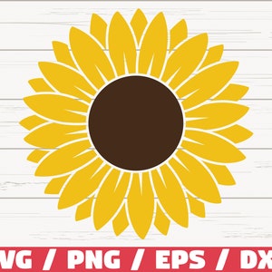 2 Girasole SVG / Taglia File / Cricut / Uso commerciale / Download istantaneo / Silhouette / Pacchetto SVG Girasole