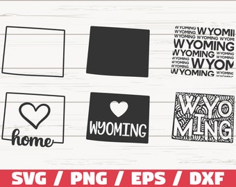floral wyoming svg wyoming cuttable wyoming svg wyoming state silhouette wyoming cut file 8 WYOMING MAP SVG wyoming printable