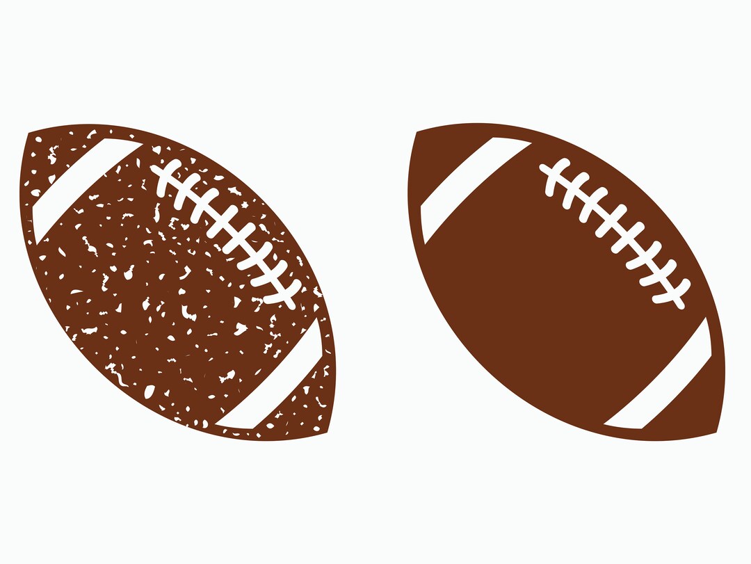 Distressed Football SVG / Grunge Football Svg / Commercial Use / Cut