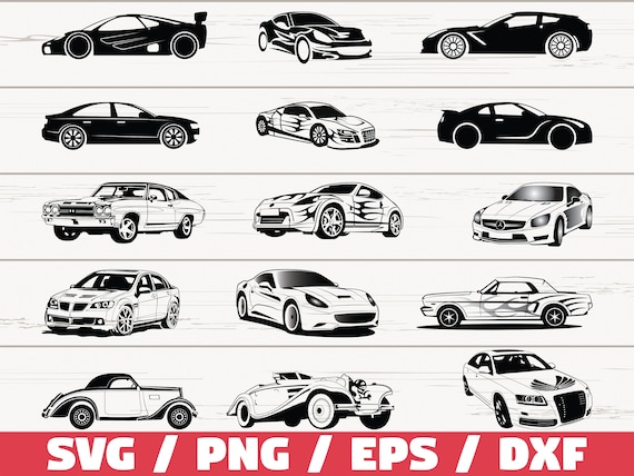 Download Sports Car Svg Super Car Svg Racing Car Svg Silhouette Etsy