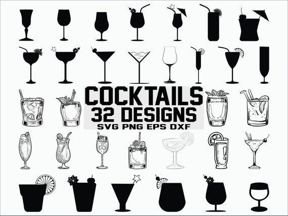 Tropical cocktails svg cocktain shake svg drink svg beach svg