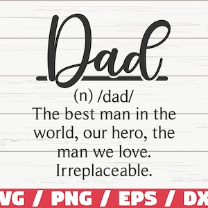 Papa définition SVG / fichier de coupe / Cricut / usage commercial / Silhouette / papa SVG / drôle définition SVG