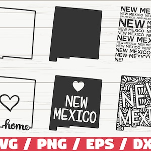 New Mexico State SVG / Cut File / Cricut / Clip art / Commercial use / Silhouette / New Mexico SVG / New Mexico Home Svg / NM Svg