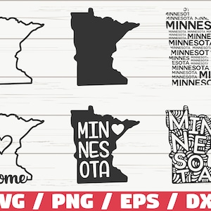 Minnesota State SVG / Cut File / Cricut / Clip art / Commercial use / Silhouette / Minnesota SVG / Minnesota Home Svg / MN Svg
