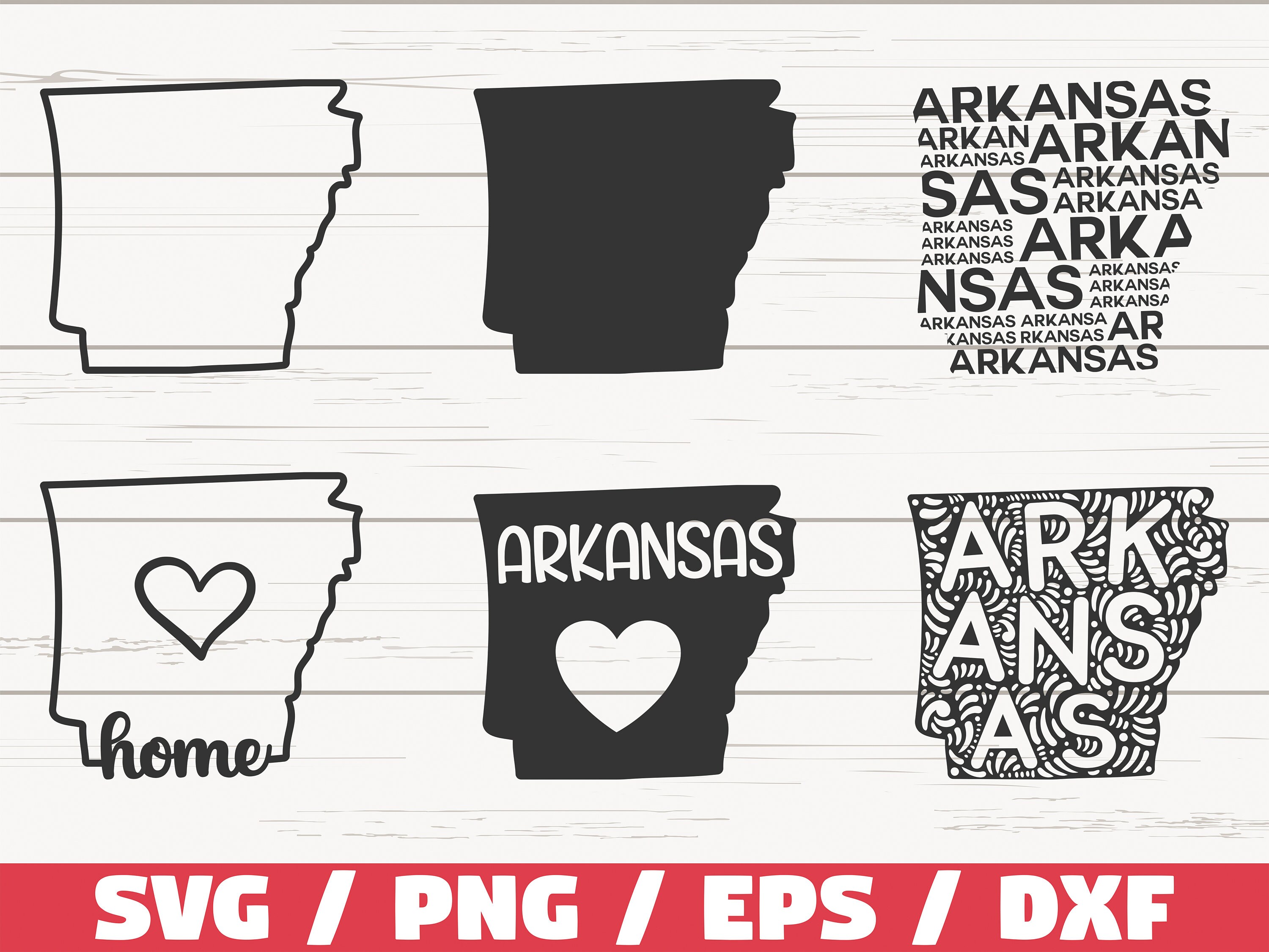 Arkansas State SVG / Cut File / Cricut / Clip Art / Commercial Etsy Canada